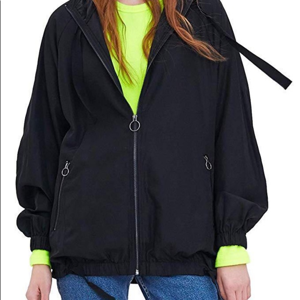 Zara L TRF Collection Black Jacket